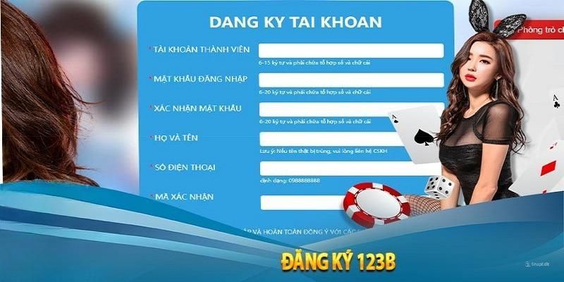 Đăng Ký 123B - Trải Nghiệm Ngay Sân Chơi Đa Dạng Sản Phẩm